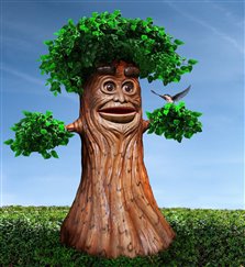 Image of 94" Silicone Talking Tree